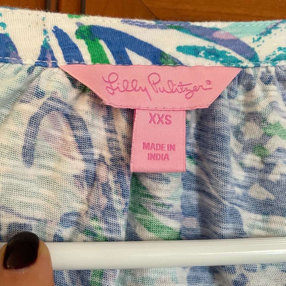 EUC Lilly Pulitzer shirt xxs - Picture 4 of 4